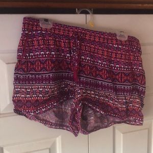 Aztec Patterned Shorts